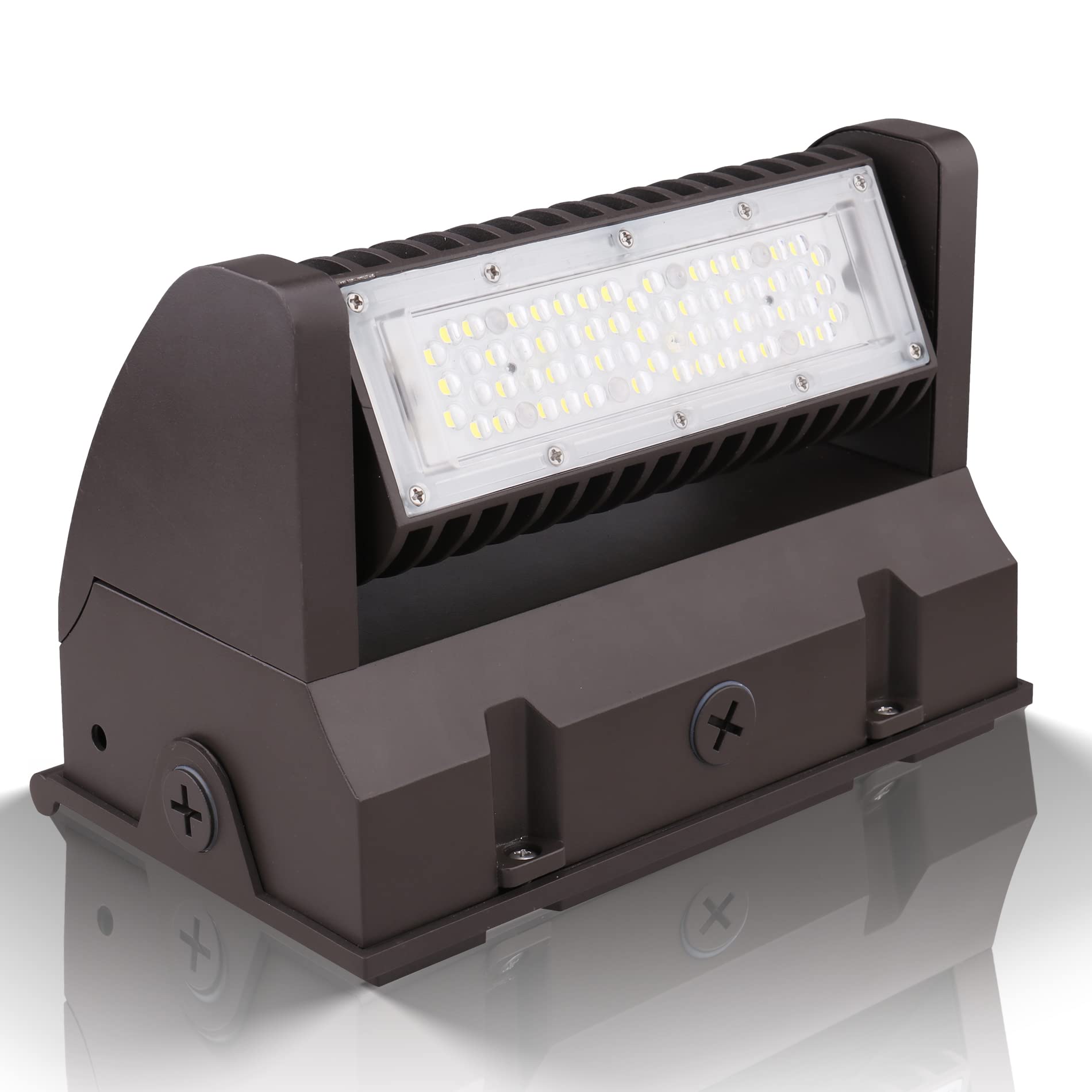 Adjustable LED Wall Pack Light, 40W 5000K 5400 lumens Rotatable